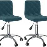 Vidaxl Stołek Barowy Jasnoszary Obity Aksamitem 9612050